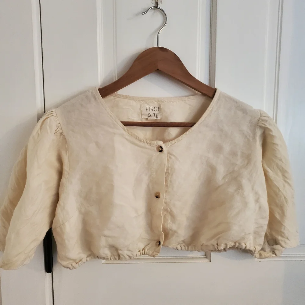 First Rite Jude Top In Cream - Picture 3 of 4